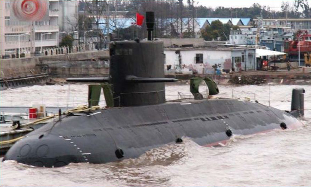 Tàu ngầm chạy bằng diesel-điện lớp Nguyên Type 039 của Trung Quốc - Ảnh: Wikipedia