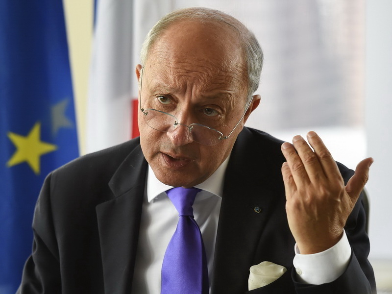Ngoại trưởng Pháp Laurent Fabius nói Nga chỉ nói suông trong cuộc chiến chống IS - Ảnh: Reuters 