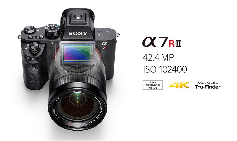 Sony a7R II, chiếc máy ảnh đang được đánh giá có cảm biến tốt nhất hiện nay - Ảnh: Sony