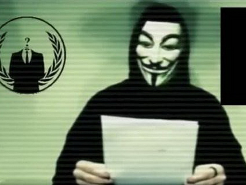 Anonymous tuyên chiến với IS hôm 16.11 - Ảnh: Reuters 