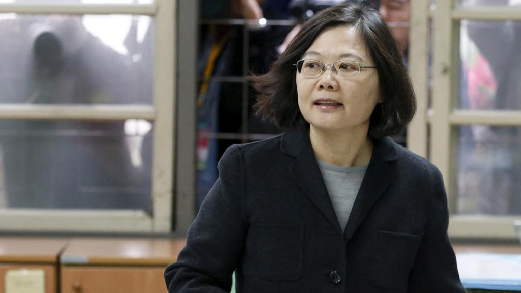 Bà Thái Anh Văn, nữ lãnh đạo đầu tiên của Đài Loan - Ảnh: AFP