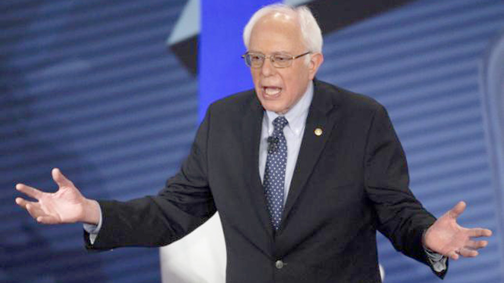 Ứng viên tổng thống Bernie Sanders (Dân chủ) bắt đầu được Mật vụ Mỹ bảo vệ - Ảnh: Reuters