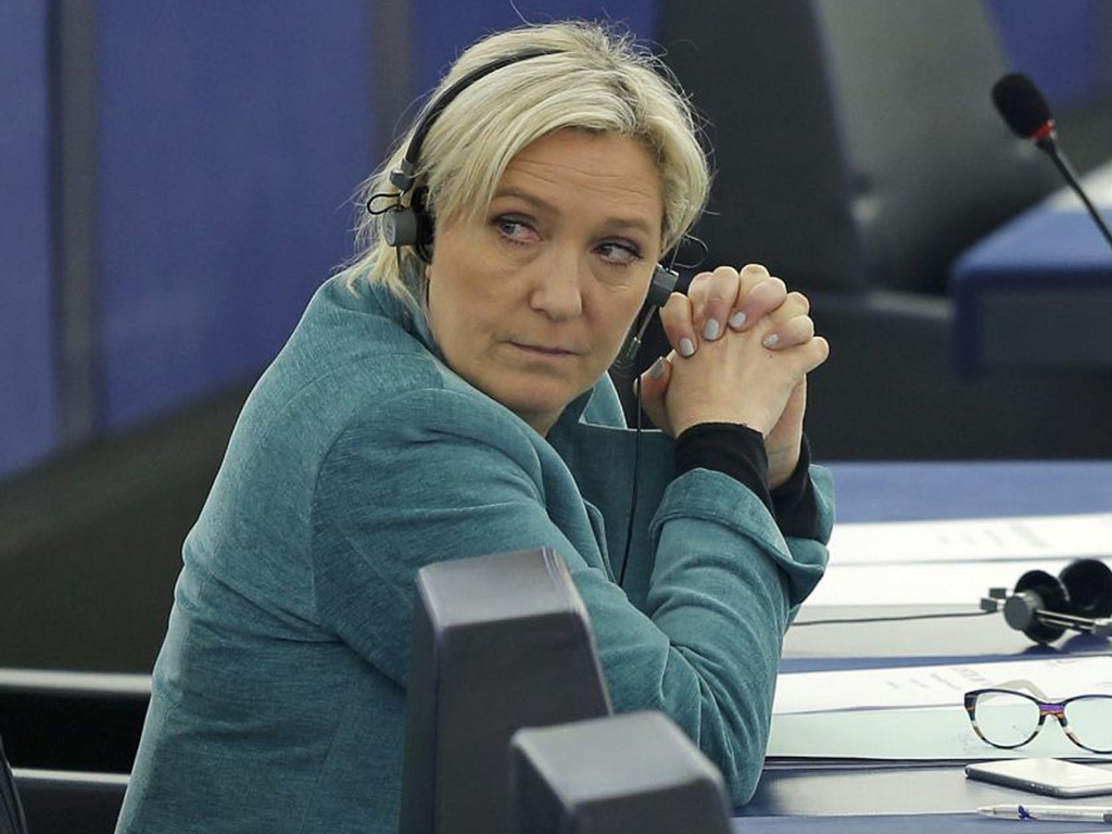 Bà Marine Le Pen chính thức công bố ý định tranh cử chức Tổng thống Pháp - Ảnh: Reuters
