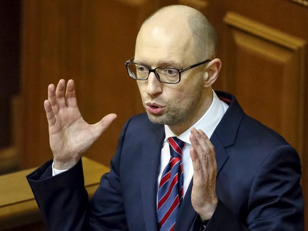 Việc thay thủ tướng Arseniy Yatsenyuk (ảnh) vẫn đang là vấn đề nóng trên chính trường Ukraine hiện tại - Ảnh: Reuters