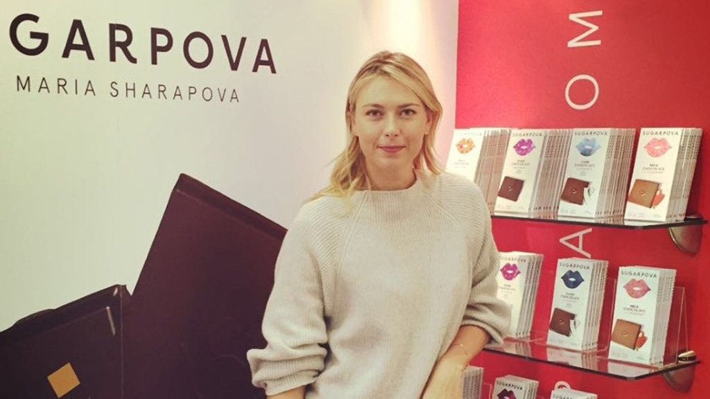 Sản phẩm bánh kẹo thương hiệu Maria Sharapova - Ảnh: mariasharapova.com