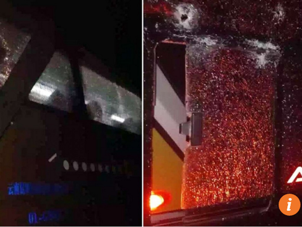 Vụ xả súng vào xe buýt chở công dân Trung Quốc tại Lào làm 6 người bị thương tối 23.3 - Ảnh chụp màn hình SCMP