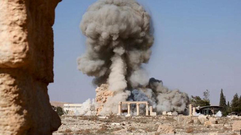 Nga sẽ giúp Syria gỡ bom mìn ở thành phố cổ Palmyra vừa chiếm lại từ tay quân IS - Ảnh: Reuters 