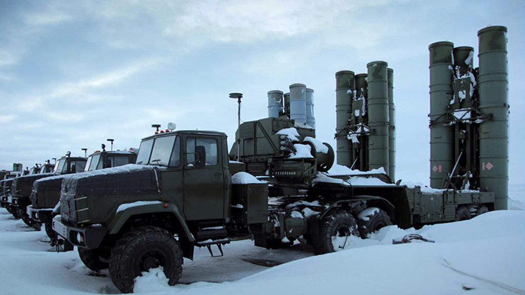 Hệ thống phòng không tối tân S-400 Triumph của Nga - Ảnh: Bộ Quốc phòng Nga