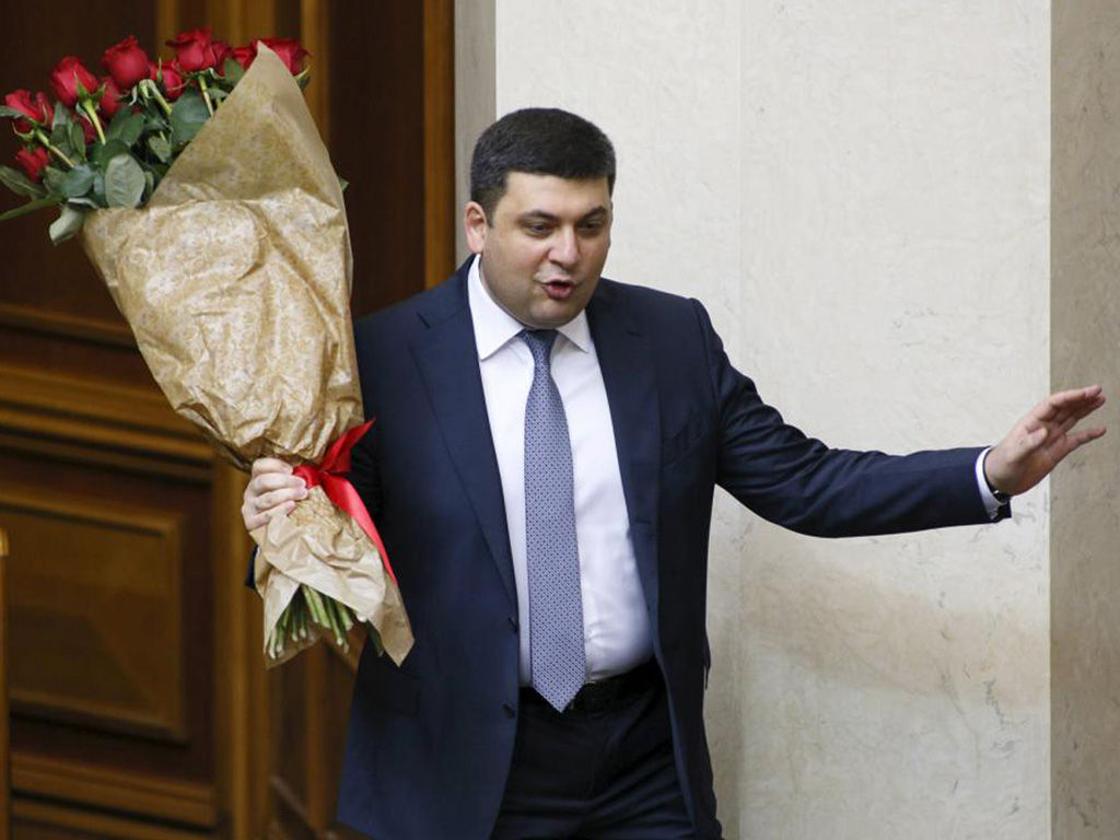 Ông Vladimir Groysman được bầu làm Thủ tướng mới của Ukraine - Ảnh: Reuters