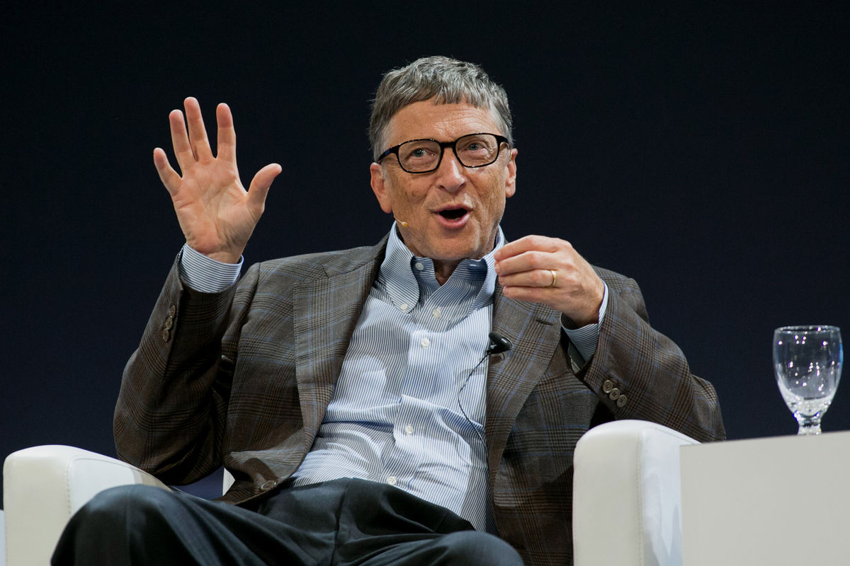 Tỉ phú Bill Gates, nhà sáng lập tập đoàn MIcrosoft - Ảnh: Bloomberg