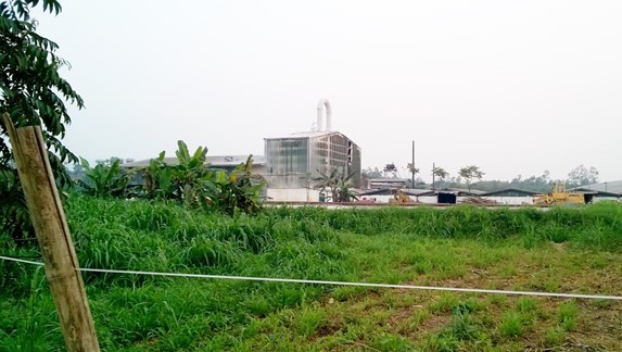 Nhà máy chế biến tinh bột sắn ở xã Nghĩa Long, nơi xảy ra vụ nổ - Ảnh: T.Tiến