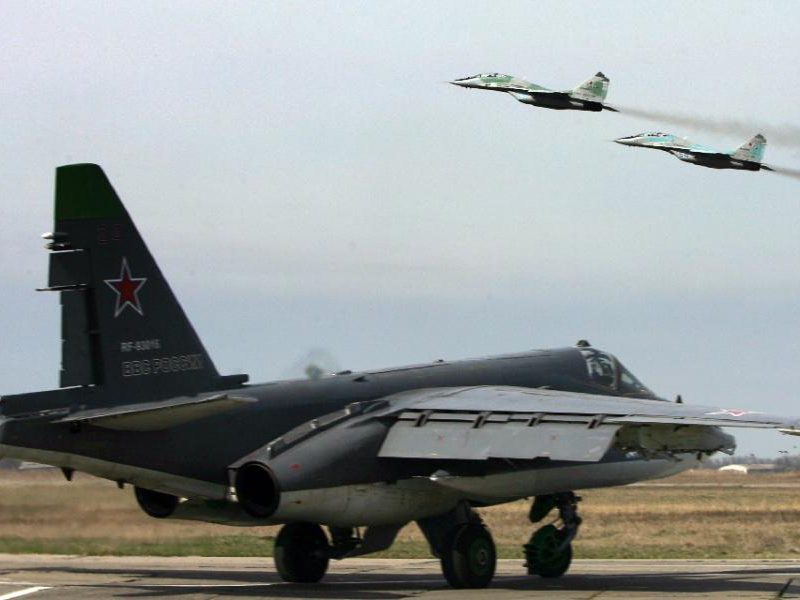 Máy bay chiến đấu Nga ở Syria - Ảnh: AFP 