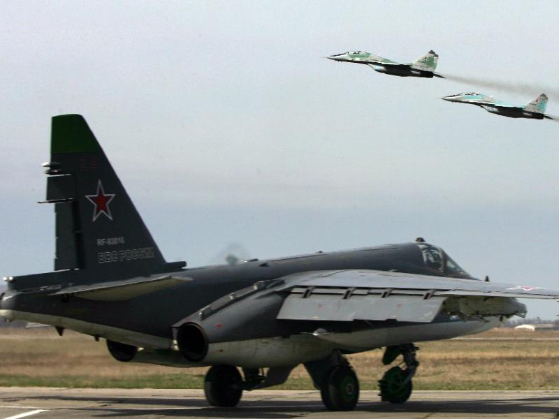 Máy bay của Nga tại Syria - Ảnh: AFP
