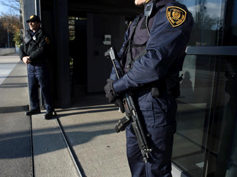 An ninh được thắt chặt ở Geneva - Ảnh: AFP