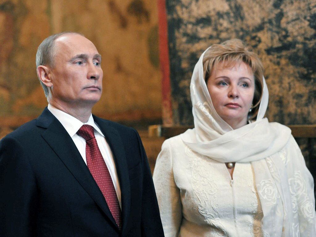 Vợ chồng ông Putin thuở còn... bên nhau - Ảnh: AFP