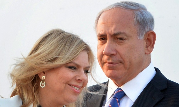 Vợ chồng Thủ tướng Benjamin Netanyahu - Ảnh: AFP