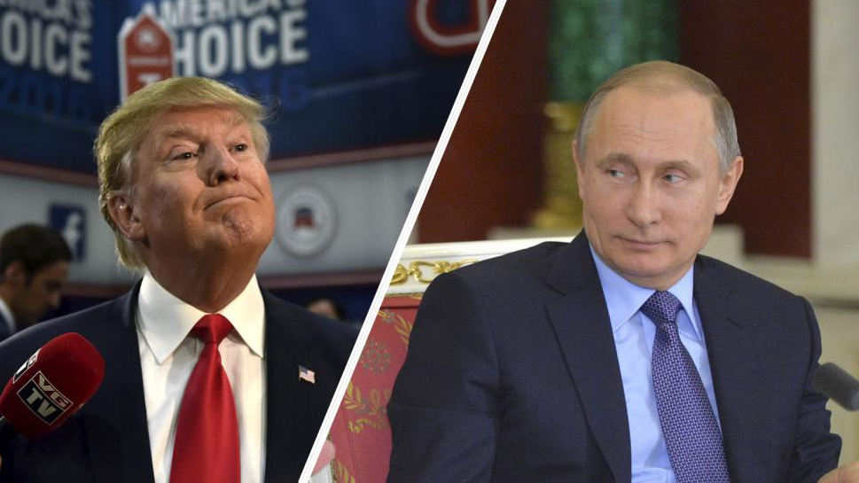 Tình cảm giữa Tổng thống Nga Vladimir Putin (phải) và ứng viên tổng thống Mỹ Donald Trump đang sứt mẻ - Ảnh: Reuters