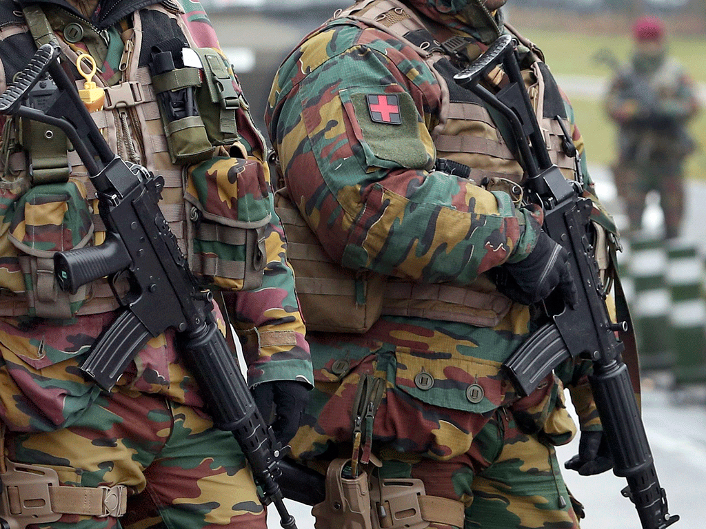An ninh đang được thắt chặt trên khắp nước Bỉ - Ảnh: Reuters