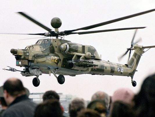 Chân dung Thợ săn đêm Mi-28 - Ảnh: AFP