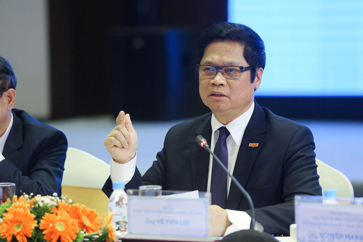 Tiến sĩ Vũ Tiến Lộc, Chủ tịch Phòng Thương mại và Công nghiệp Việt Nam (VCCI)
