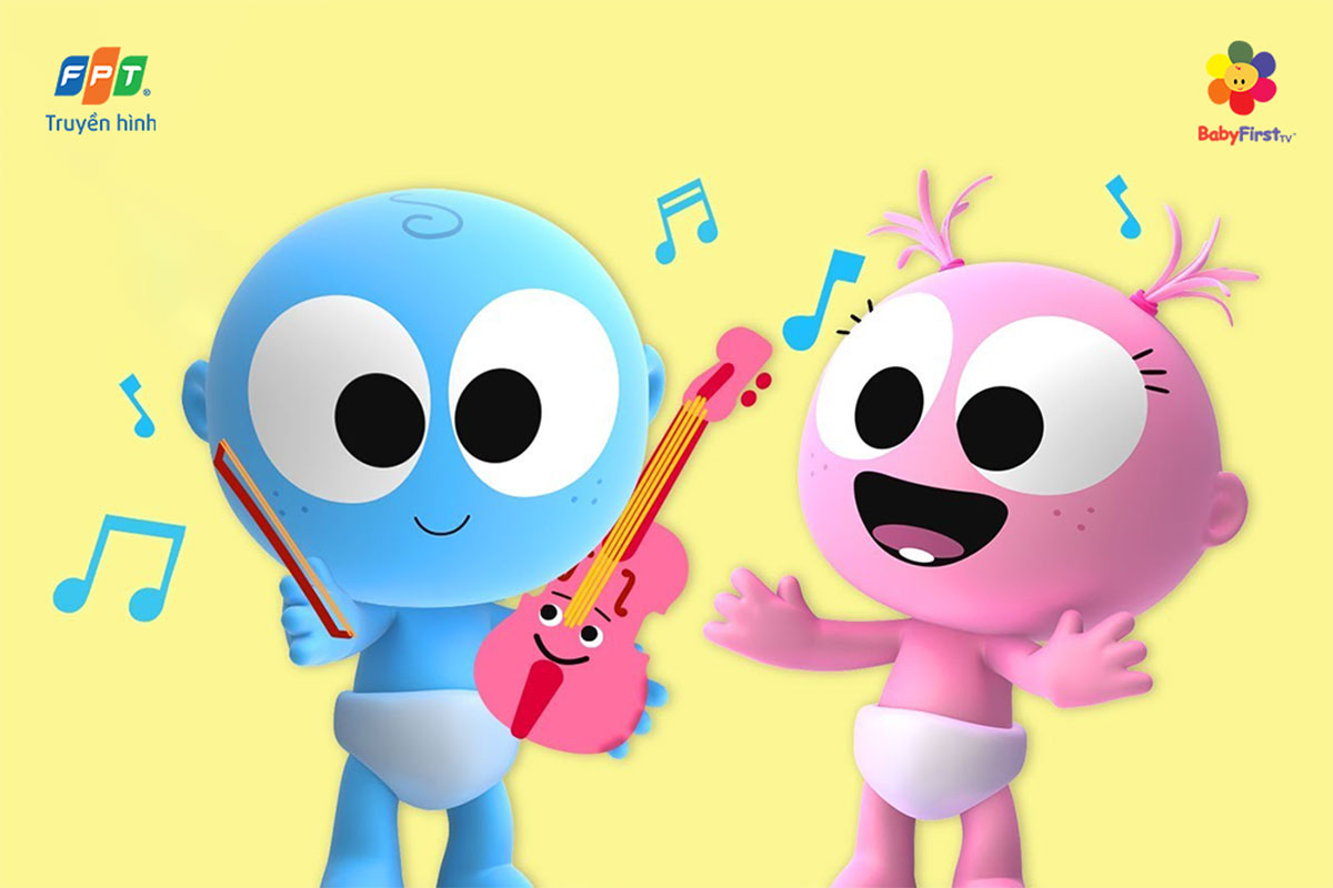 Phim hoạt hình Đôi bạn thân GooGoo và GaaGaa trên kênh BabyFirst