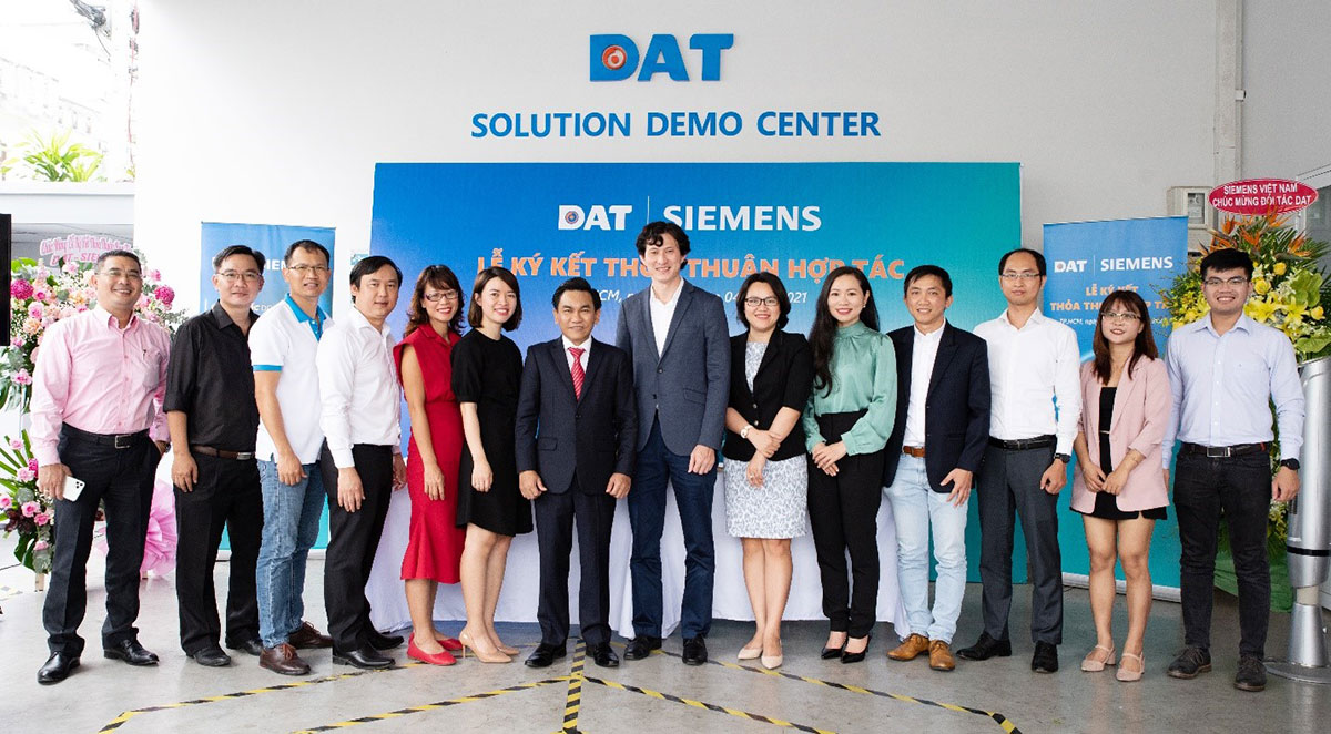 Lễ ký kết thỏa thuận hợp tác giữa DAT và Siemens đánh dấu bước ngoặt mới trên chặng đường phát triển bền vững của cả hai bên