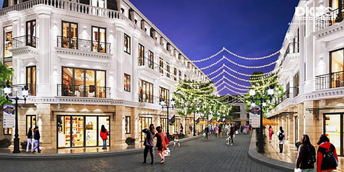 Nhà phố thương mại hiện đại, sang trọng ngay trung tâm Khu đô thị chợ Thới Lai mới