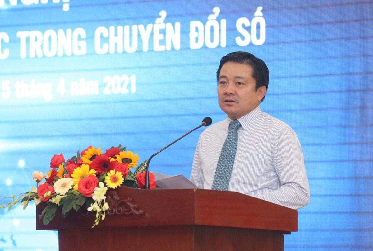 Ông Huỳnh Quang Liêm, quyền Tổng giám đốc VNPT: “Cần hợp tác để rút ngắn thời gian trong bối cảnh chuyển đổi số đang diễn ra với tốc độ rất cao”