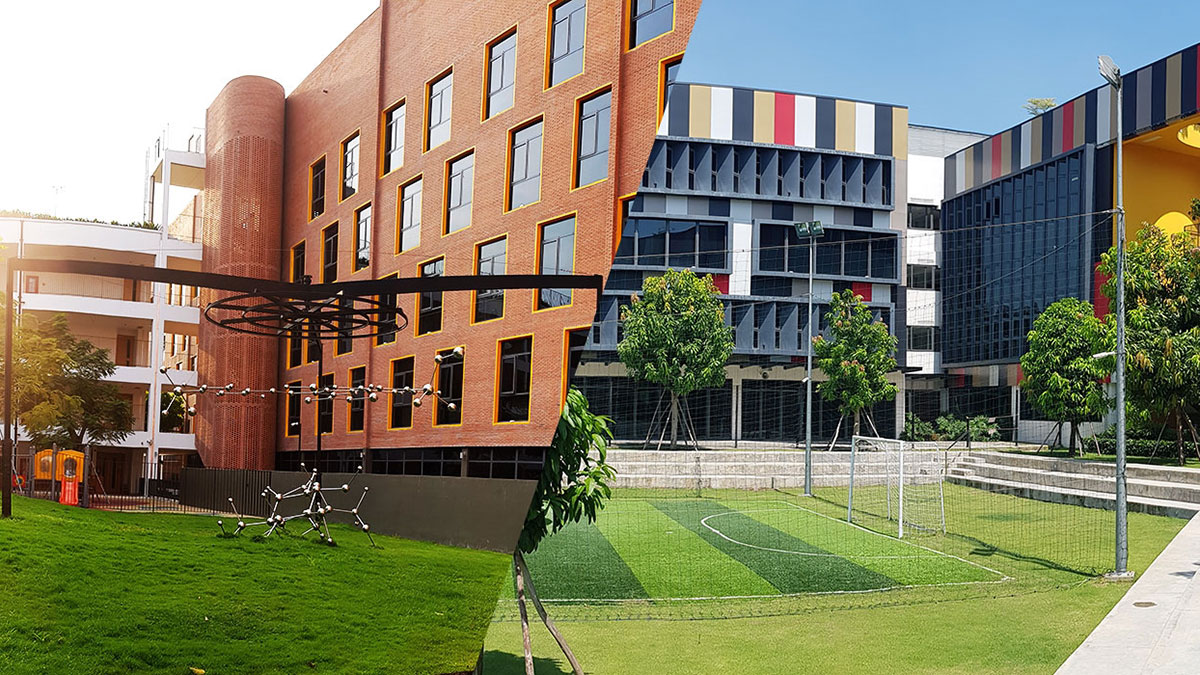Các trường EMASI đều được xây dựng với phong cách kiến trúc thẩm mỹ và độc đáo