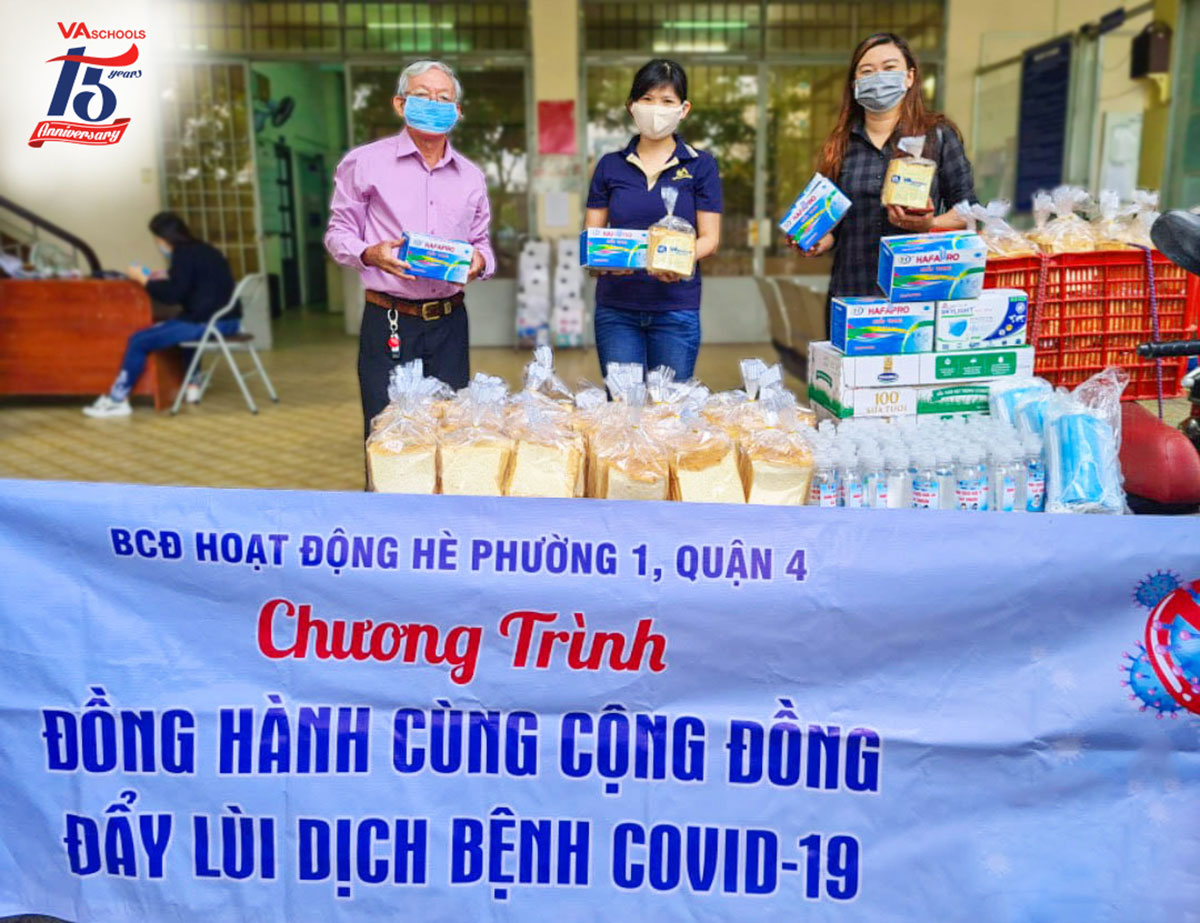 Hướng tới cộng đồng, VAschools đã thực hiện nhiều hoạt động xã hội ý nghĩa với mong muốn lan tỏa những giá trị sống tốt đẹp