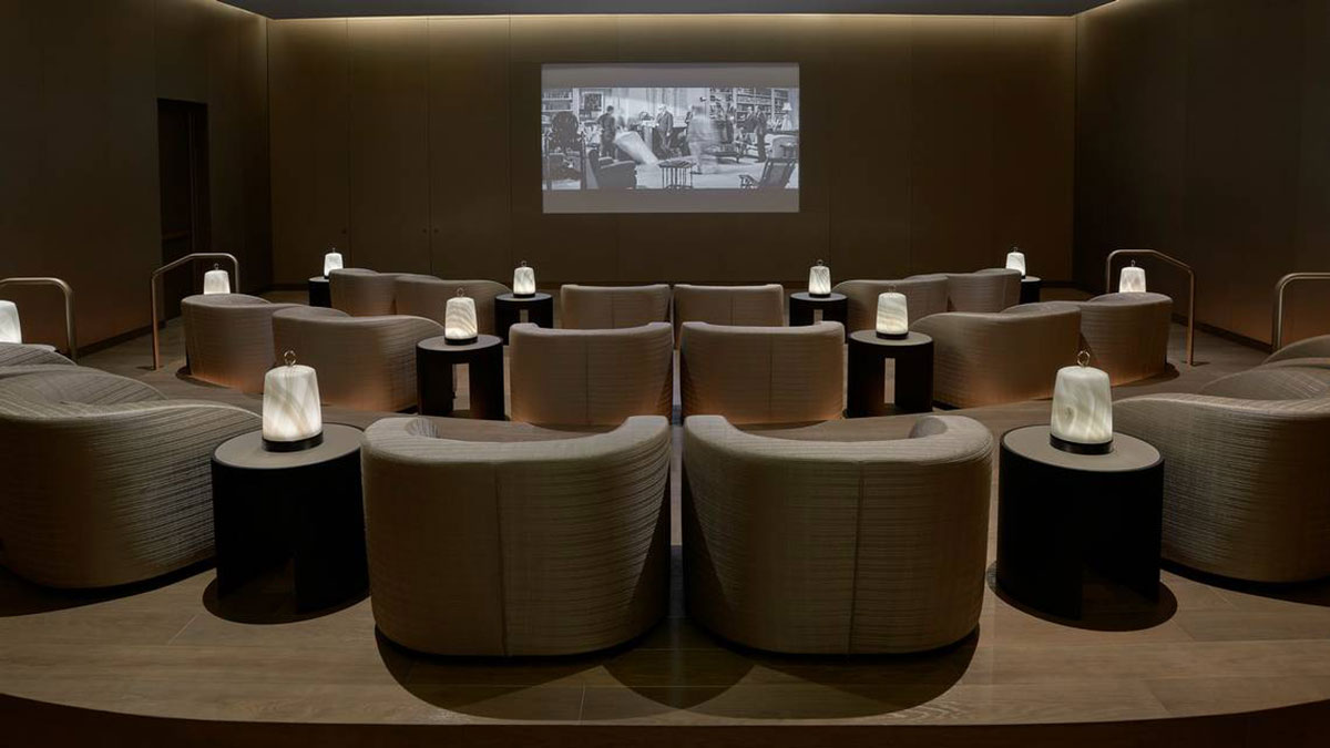 Rạp chiếu phim ngay trong dự án Armani Casa, Dubai với nội thất từ cùng thương hiệu
