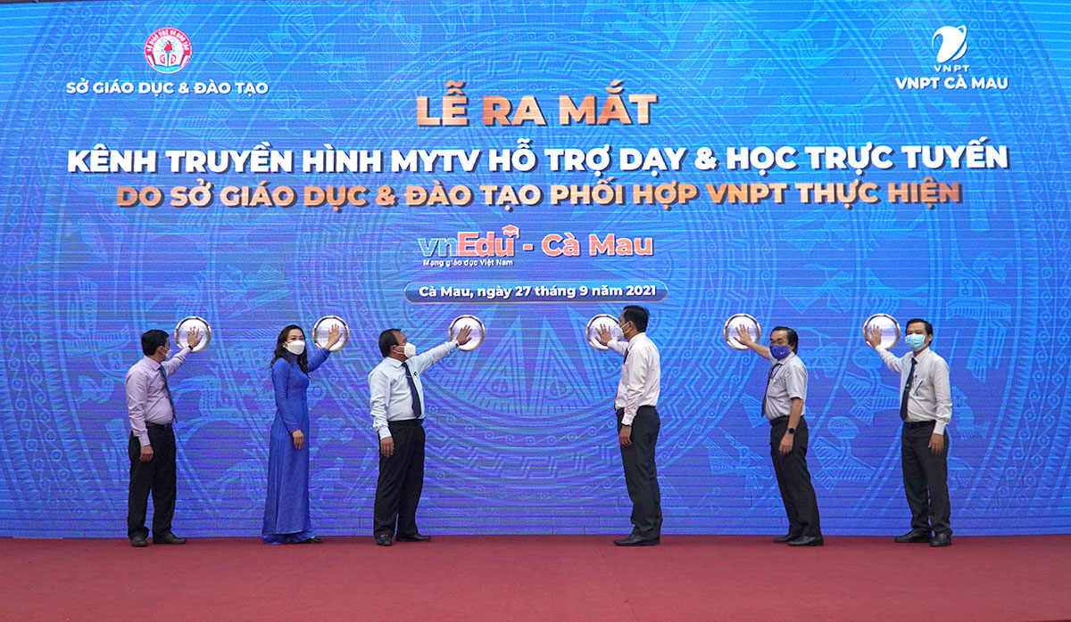 VNPT cũng đã phối hợp Sở GD&ĐT Cà Mau tổ chức ra mắt kênh truyền hình VnEdu-Cà Mau trên truyền hình MyTV.