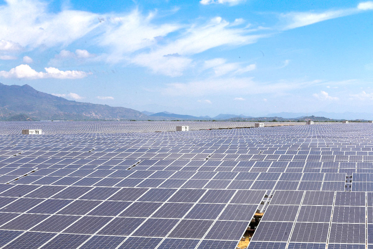 Cụm nhà máy điện mặt trời của BIM Energy tại Quán Thẻ, Ninh Thuận đạt tổng công suất 405 MWP