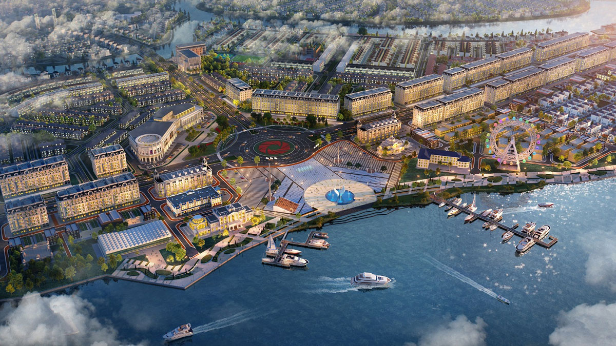 Tổ hợp Quảng trường - Bến du thuyền Aqua Marina tại Aqua City dự kiến hoàn thiện vào quý 4.2021 kỳ vọng sẽ là điểm đến hấp dẫn bậc nhất phía Đông TP.HCM