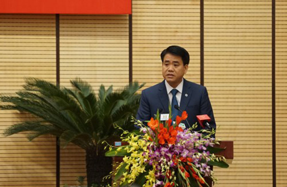 Tướng Nguyễn Đức Chung chính thức trở thành Chủ tịch UBND TP.Hà Nội - Ảnh: TN