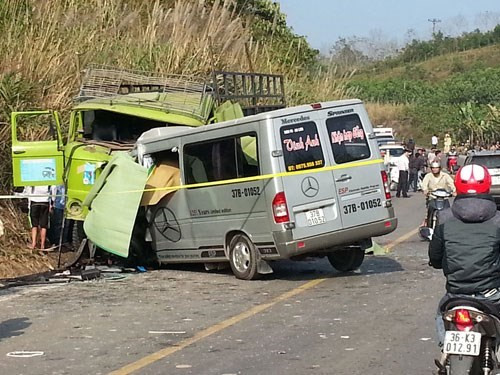 Xe tải hết niên hạn sử dụng gây tai nạn thảm khốc khiến 9 người tử vong - Ảnh: T.N