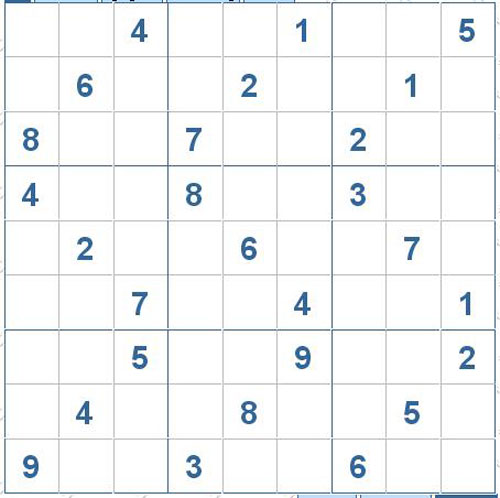 Mời các bạn thử sức với ô số Sudoku 2908 mức độ Khó 