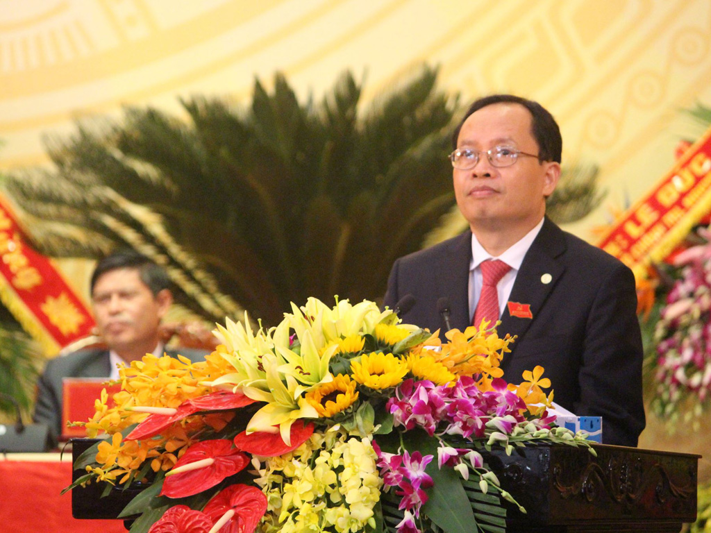  Ông Trịnh Văn Chiến tái đắc cử chức Bí thư Tỉnh ủy Thanh Hóa - Ảnh: Ngọc Minh