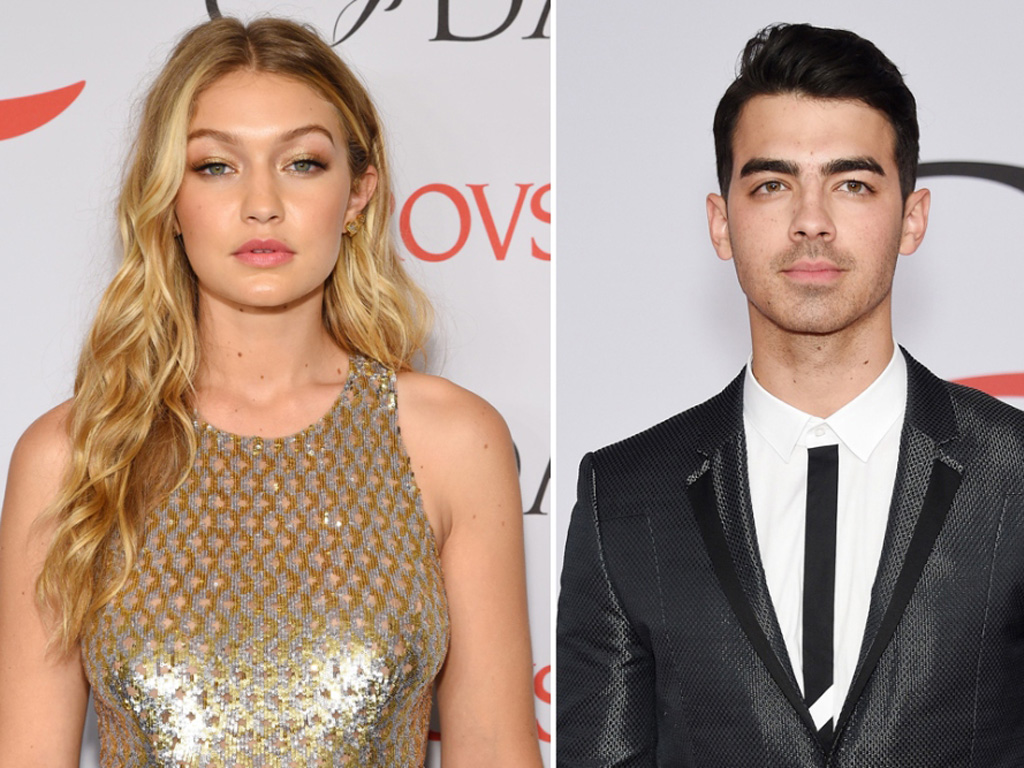 Gigi Hadid và Joe Jonas - Ảnh: AFP/Getty Images