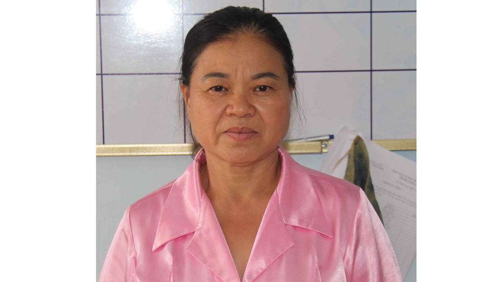 Bà Nguyễn Thị Chuốt bị di lý về Vĩnh Long - Ảnh: Thanh Đức