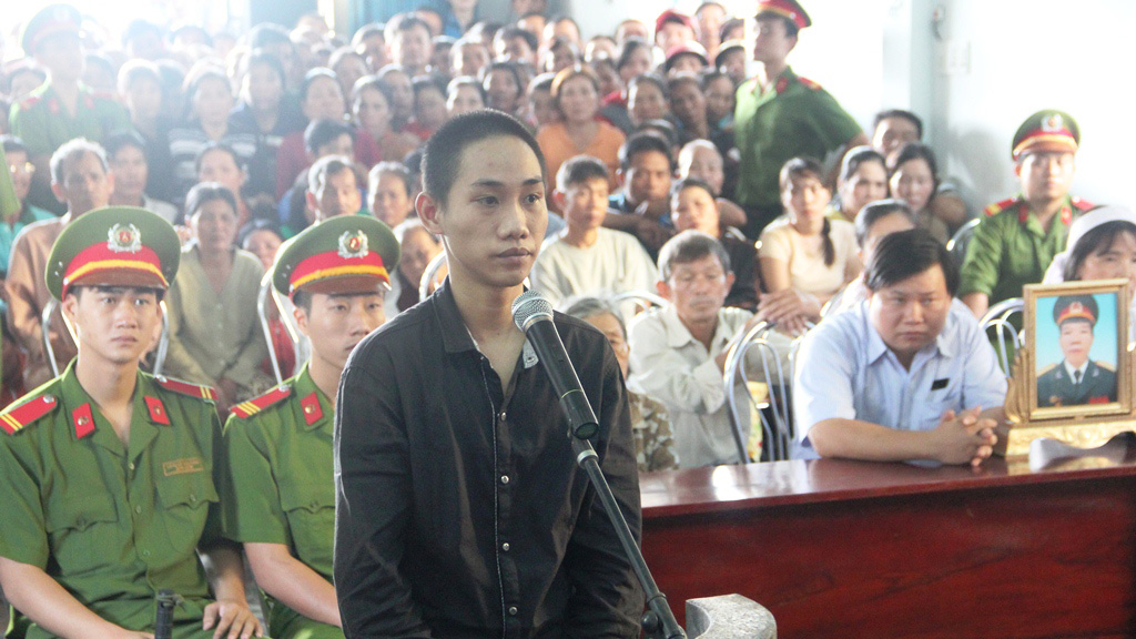 Bị cáo Nguyễn Văn Thái tại tòa - Ảnh: Nguyễn Chung