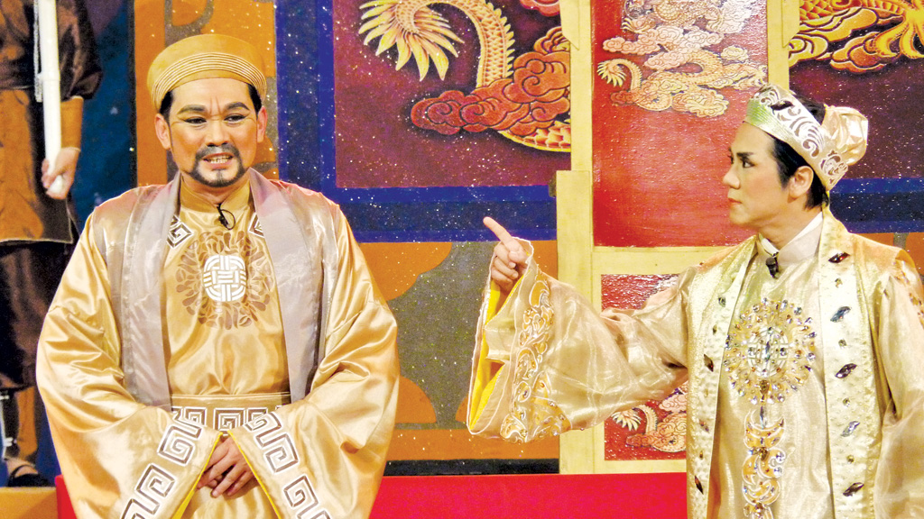 Vua thánh triều Lê, một tác phẩm đề tài lịch sử thành công của Sân khấu kịch IDECAF, TP.HCM - Ảnh: Hoàng Kim