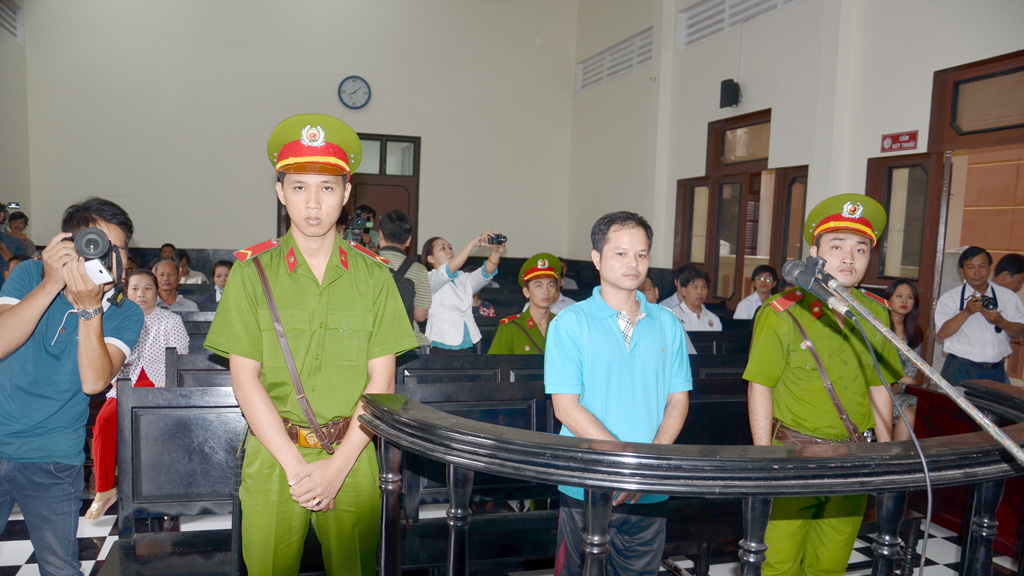Bị cáo Võ Văn Minh tại phiên tòa