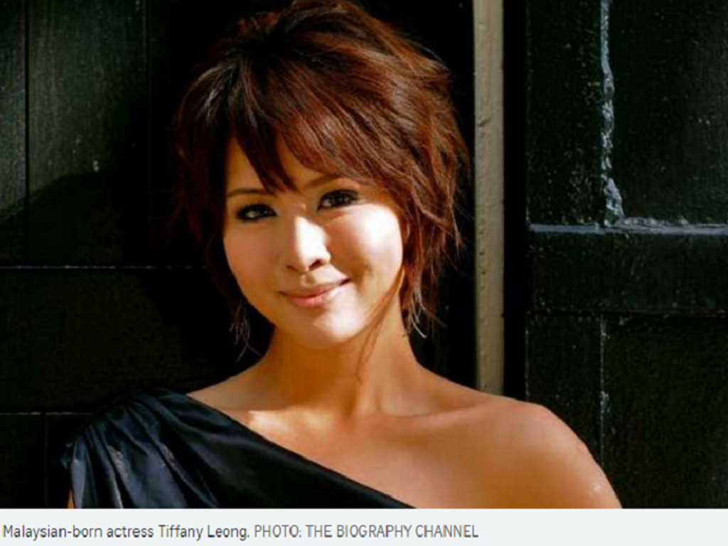 Nữ diễn viên Tiffany Leong - Ảnh: Chụp màn hình The Straits Times