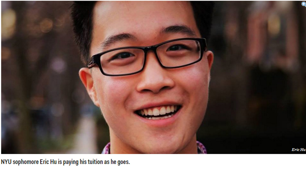 Chàng sinh viên gốc Á tự chi trả học phí 48.000 USD/năm - Ảnh chụp màn hình Business Insider