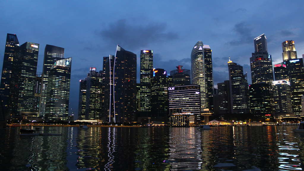 Trung tâm kinh tế Singapore - Ảnh: Diệp Uyên