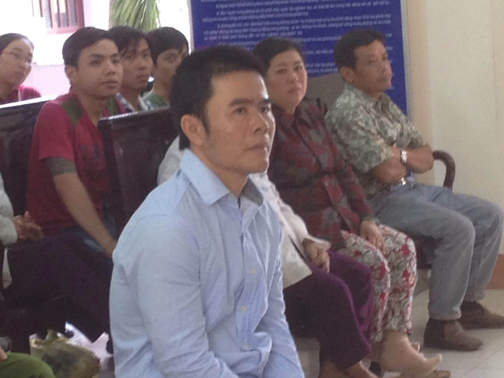 Lê Cường tại phiên tòa - Ảnh: Nguyễn Long