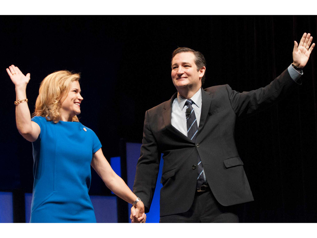 Vợ chồng Ted và Heidi Cruz 