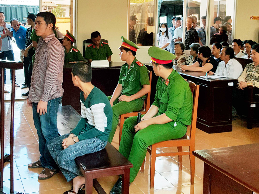 Kim Đô tại phiên tòa xét xử sơ thẩm - Ảnh: Trần Thanh Phong