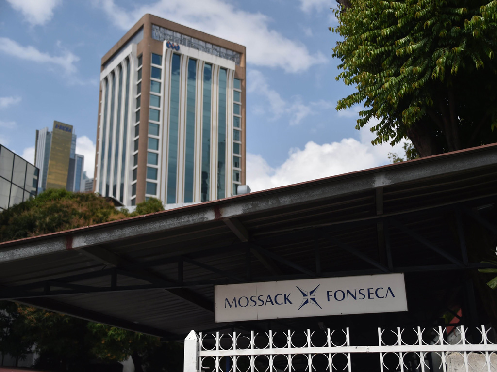 Hãng luật quốc tế Mossack Fonseca tại Panama City - Ảnh: AFP